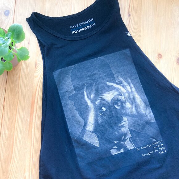 Hype Means Nothing Charlie Chaplin tank top - Picture 7 of 7
